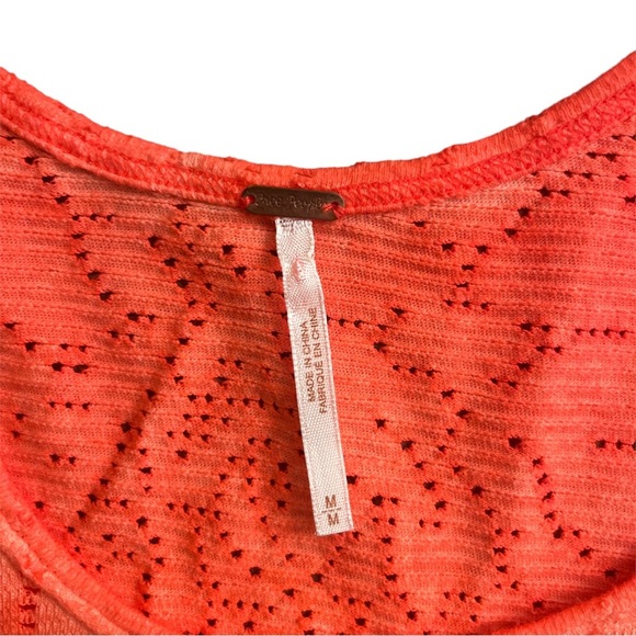 Free People Medium Sleeveless Lace Hombre Cotton top - Picture 3 of 7